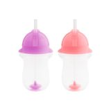 Munchkin Tıklama Kilitli Uçlu Alıştırma Bardağı, 12ay+, 296ml,mo Mor - Pembe