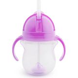 Munchkin Tıklama Kilitli Uçlu Alıştırma Bardağı 207 ml Mor 6AY+ Kolay Temizlenebilir Ergonomik Tasarım