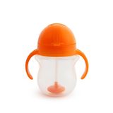 Munchkin Tıklama Kilitli Uçlu Alıştırma Bardağı, 6AY+, 207ML, Turuncu