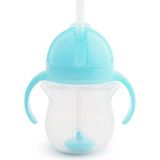Munchkin Tıklama Kilitli Uçlu Pipetli Alıştırma Bardağı, 6AY+, 207ML, Mavi, 1 Adet