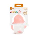 Munchkin Tıklama Kilitli Uçlu Pipetli Alıştırma Bardağı 6ay+ 207ml Pembe