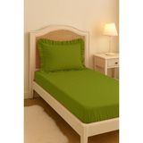 Mundo Lindo Lastikli Çarşaf Seti Tek Kişilik Çarşaf ve Fırfırlı Yastık Kılıfı - 90 x 190