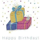 Mundo Shop Konsept Tebrik Kartı - Happy Birthday, Hediye Paketi