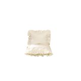 MundoLindo Fırfırlı Nevresim Takımı Classic Creme Tek Kişilik 2 Parça 160 X 220 Cm