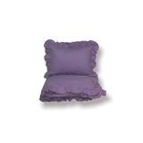 MundoLindo Fırfırlı Nevresim Takımı Lilac Tek Kişilik 2 Parça 160 X 220 Cm
