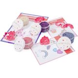 Mundough Unicorn Çok Renkli Oyun Hamur Seti - Beyaz - Lila - Pembe - Koyu Mor - Standart