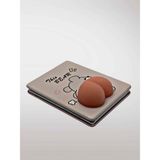 Mundy Ayı Figürlü Çift Taraflı Cep Aynası – Normal & Büyüteç – Yumuşak Squishy Silikon Detaylı Komik Ayna (6x8,5 Cm) (Kod:41) - Çok Renkli