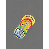 Mundy Izmir Polyester Kabartmalı Terlik Magnet. 4 cm x 8,5 cm Dekoratif Hediyelik Buzdolabı Süsü (KOD:1373) - 1 Adet