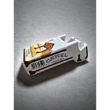 Mundy Retro Paket Tasarımlı Seramik Küllük | Dekoratif Masa Üstü Küllük 5,5 x 10 cm - Çok Renkli