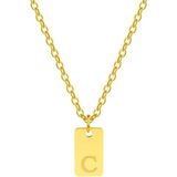 Munels Minimalist Harfli Çelik Kolye - 316L Cerrahi Çelik Kolye - Harfli Kolye