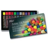 Mungyo Gallery Artists Metalik + Fosforlu Renkler Oil Pastel 12'li Set