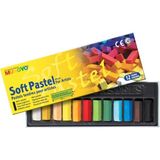 Mungyo Mps-12 Pastel Boya Yumuşak Köşeli 1/2 Toz Pastel, 12 Renk - 41 Delft Blue