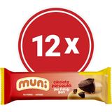Muni Çikolata Parçacıklı Yer Fıstığı Barı, 40 gr x 12 Adet