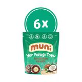 Muni Hindistan Cevizli Yer Fıstığı Topu, 80 G X 6 Adet