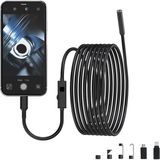 Munico 10 Metre Işıklı Endoskop Kamera, 8 LED Işıklı IP67 Su Geçirmez Boroskop, 16.4ft Yarı Sert Kablo