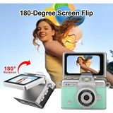 Munico 1080P Retro Ccd Kamera, Hd Fotoğraf, Katlanabilir Ekran Kart Kamera Çocuklar Için, Dış Mekan Seyahat
