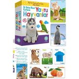 Munico 18 Kartlı Dokun Hisset Tanı Kart Setibebekler Için Doku Algılama Hediyelik Yavru Hayvanlar Görsel
