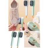 Munico 2 Adet Çok Işlevli Ayakkabı Fırçası Otomatik Sıvı Sabunluk Yumuşak Temizleme Sneakers Fırçası Pro