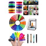 Munico 20 Adet x 5 Metre Rengarenk Boya Filament Kartuş Seti 3D Yazıcı ve 3D Çizim Kalemine Uyumlu Filament