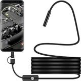 Munico 20 Metre Android Endoskop 3 In1 Usb/mikro Usb/tip-C Muayene Kamerası Akıllı Telefon Için Su Geçirmez