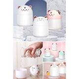 Munico 250ML Mini Hava Nemlendirici USB Serin Sis Aroma Difüzör ile Renkli Işık Nemlendirici Temizleyici