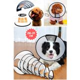 Munico 26-31 Cm Köpek Ve Kedi Boyun Yakalığı Isırma Ve Yara Yalama Engelleyici Konforlu Yakalık Başlığı