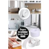Munico 3.2 Mt Mutfak Banyo Küvet Köşe Sızdırmaz Bant Su Geçirmez Kalıp Geçirmez Sızdırmazlık Şerit Yapışkan