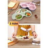 Munico 3 Adet Araba Şeklinde Bebek & Çocuklar Için Kahvaltı Tabağı Mama Tabağı Tablod Eğlenceli