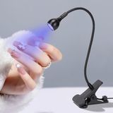 Munico 3 Adet Esnek Uv LED Masa Lambası Mini Uv Jel Tırnak Işık Kurutucu Tırnak Kurutucu Dıy Tırnak Sanat Için