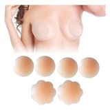 Munico 3 Çift Kendinden Yapışkanlı Pasties Çıkartmaları Göğüs Ucu Kapatıcı Sütyen Silikon Göğüs