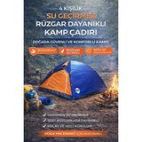 Munico 4-5 Kişilik Kamp Çadırı Geniş Alan Manuel Kurulum Kamp Piknik Festival Çadırı Hafif Taşınabilir Kamp