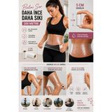 Munico 4 Adet Bel Inceltme Streçi 5 cm x 200 Metre Şeffaf Vücut Sarma Filmi Spor Terleme Destek Bandı Kol