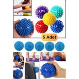 Munico 5 Adet Profesyonel Fitness Cardio Pilates Mini Küçük Boy 6 cm Dikenli Duyu Uyarıcı Masaj Topu Spor