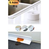 Munico 5 Adet Profesyonel Su Sızdırmaz Kenar Bandı Akıllı Yapışkanlı Şerit Küvet Lavabo Klozet Banyo