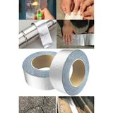 Munico 5 Metre x 5 cm Boru Fanyans Mermer Pimaş Tesisat Alüminyum Izolasyon Bandı Tamir Seti Uzun Gri Pro