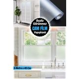 Munico 5 Mt x 45 Cm Toplantı Odası Dükkan Banyo Mutfak Cam Buzlama Görünüm Gizlilik Filmi Güvenli Koruma Uv