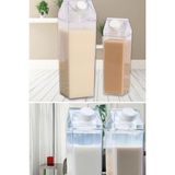 Munico 500ML Clear Reusable Su Şişesi Süt Kutusu Karton Sert Plastik Bardak Suluk Kaliteli Şişe Şeffaf Içme - 0 - 249 ml