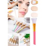 Munico Akıllı Makyaj & Makeup Fırçası Kişisel Jel Silikon Fırça Makyaj Çubuğu Kaliteli Ağda Maske Sürme Set