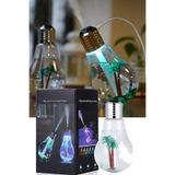 Munico Araba Ev Her Ortama Uyumlu Led Işıklı Hava Nemlendirici Buhar Makinesi Usb Ampül Şeklinde Dekoratif