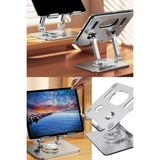 Munico Ayarlanabilir Kaymaz iPad Tablet Standı Katlanabilir Braket Soğutma Tutucu Kaliteli Stand
