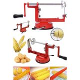 Munico Çok Fonksiyonlu Patates Twister Yapıcı Kolay Mutfak Ekipmanı Pratik Spiral Cips Yapıcı Doğrayıcı Pro