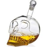 Munico Dekoratif Crystal Head Kuru Kafa Cam Şişesi 1 Litre Büyük Boy - 0 - 249 ml