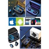 Munico Dijital Ekranlı Bluetooth Akıllı Kablosuz Kulaklık 5.0 Tüm Telefonlara Uyumlu Şarjlı Kulaklık Pc Ps
