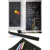 Munico Duvar Masa Dolap Yapıştırılabilir Kara Tahta Sticker Pro Evde Eğitim Ders Dershane Özel Ders Tahta