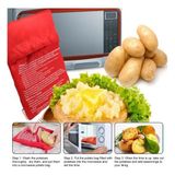Munico Fırında Patates Torbası Tekrar Kullanılabilir Gıda Torbaları Mikrodalga Patates Torbası