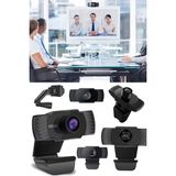 Munico Görüntülü Arama Için Mikrofon Pc Dizüstü Bilgisayar USB Full Hd 1080P Web Kamerası Eğitim Konferansı