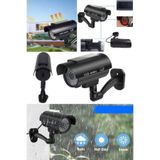 Munico Güneş Enerjili Kamera Yüksek Simülasyon Cctv Yanıp Sönen Kırmızı LED Ev Güvenlik