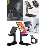 Munico Ipad Iphone Için Katlanabilir Tablet Cep Telefonu Masaüstü Tel Masa Tutucu Ayarlanabilir Masa Standı