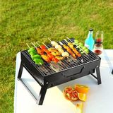 Munico Izgara Masa Üstü Barbekü Izgarası 35 cm Büyük Boy Herşey Pişirmeye Uygun Mangal Aleti Taşınabilir