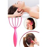 Munico Kafa Derisi Boyun Masajı Tarak Rulo Beş Parmak Pençeleri Kafa Stres Atıcı Masaj Aleti El Relax Spa
